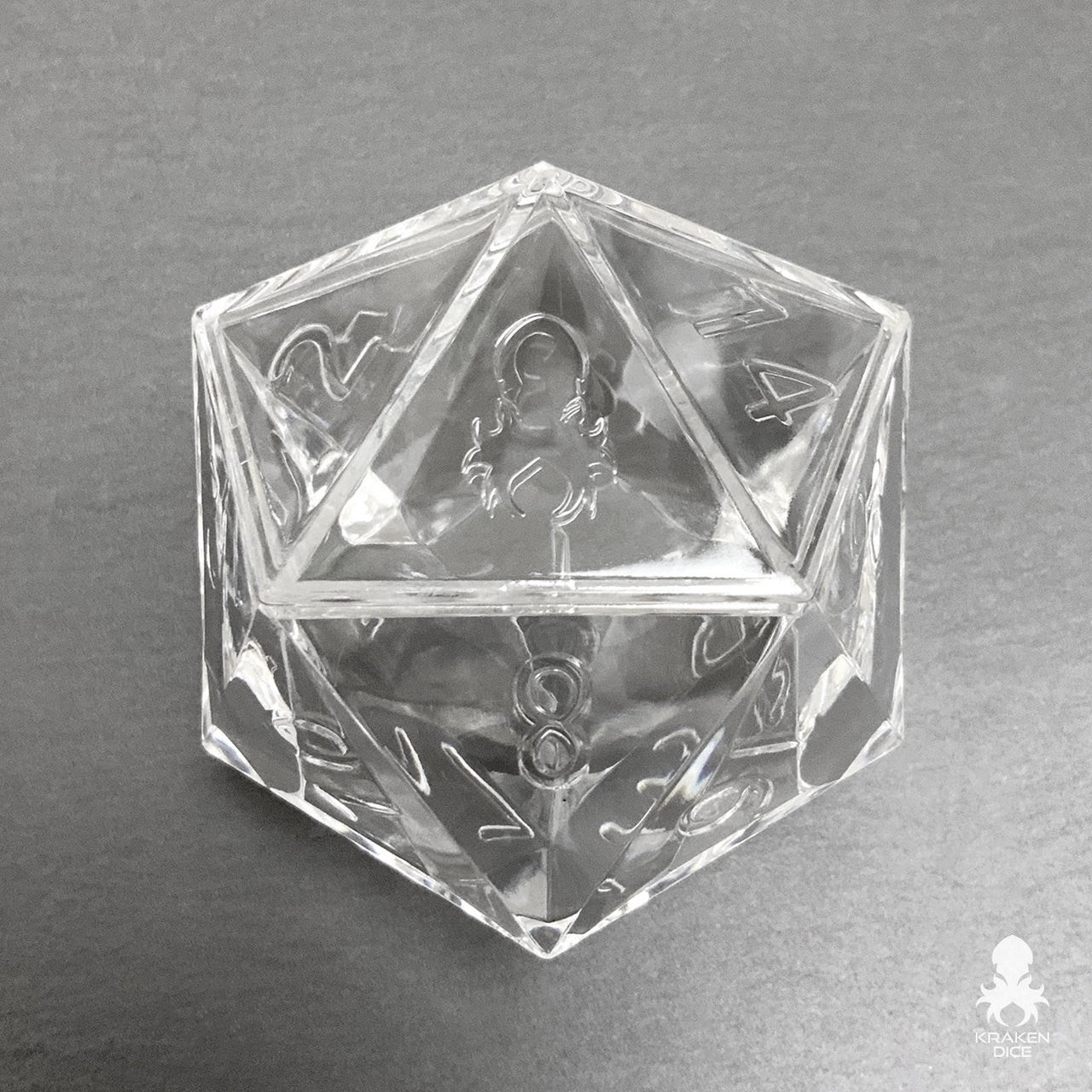 24 pack Kraken Logo D20 Dice Display